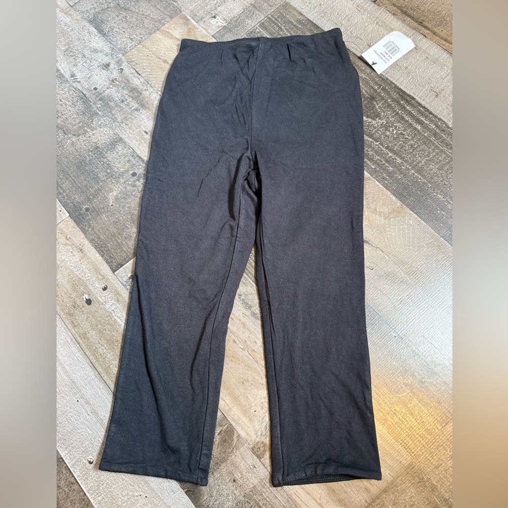 AFRM Black Flare‎ Lounge Pants Y2K Minimalist Stretch Pull On Size S NWT